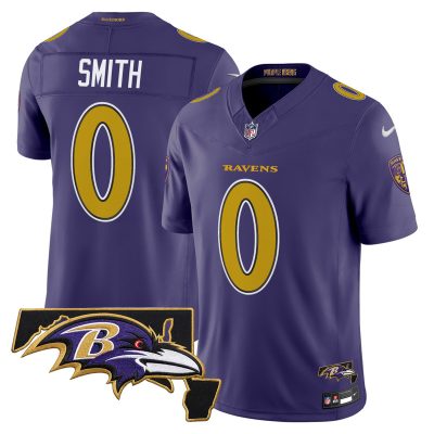 Men's Baltimore Ravens 2026 Vapor Limited Jersey V2 - Purple Limited / Roquan Smith