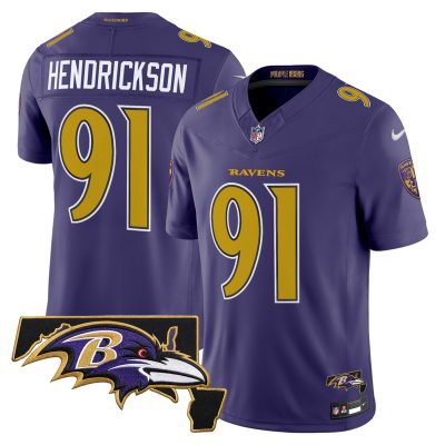 Men's Baltimore Ravens 2026 Vapor Limited Jersey V2 - Purple Limited / Trey Hendrickson