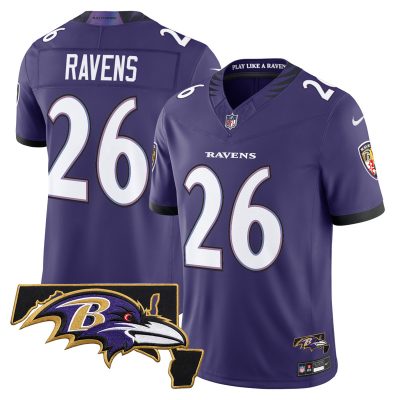 Men's Baltimore Ravens 2026 Vapor Limited Jersey V2 - Purple / Ravens