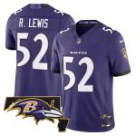 Men's Baltimore Ravens 2026 Vapor Limited Jersey V2 - Purple / Ray Lewis