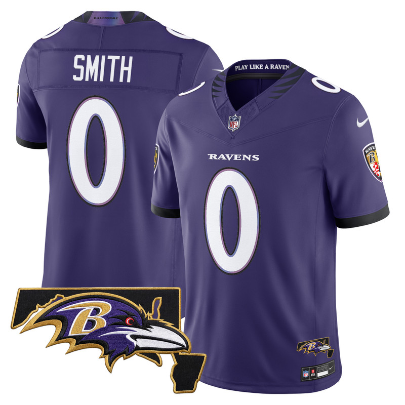 Men's Baltimore Ravens 2026 Vapor Limited Jersey V2 - Purple / Roquan Smith