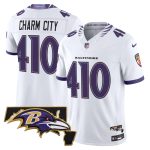 Men's Baltimore Ravens 2026 Vapor Limited Jersey V2 - White / Charm City