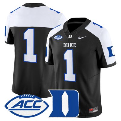 Men's Duke Blue Devils 2026 Vapor Limited Jersey - Black Alternate / #1 Team