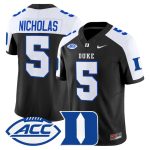 Men's Duke Blue Devils 2026 Vapor Limited Jersey - Black Alternate / Javen Nicholas