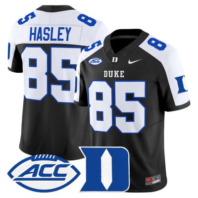 Men's Duke Blue Devils 2026 Vapor Limited Jersey - Black Alternate / Jeremiah Hasley
