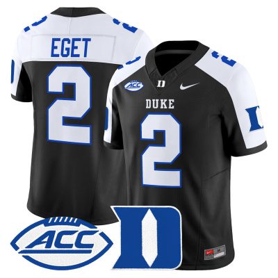Men's Duke Blue Devils 2026 Vapor Limited Jersey - Black Alternate / Walker Eget