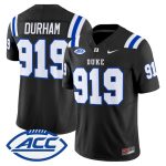Men's Duke Blue Devils 2026 Vapor Limited Jersey - Black / Durham 919