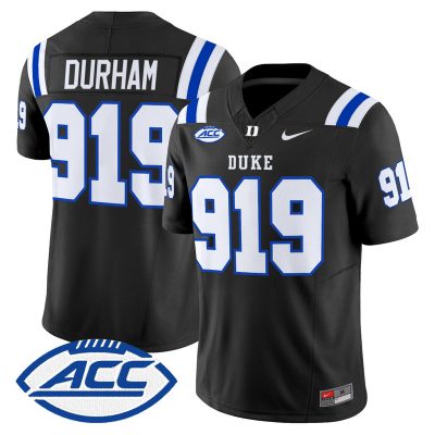 Men's Duke Blue Devils 2026 Vapor Limited Jersey - Black / Durham 919