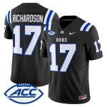 Men's Duke Blue Devils 2026 Vapor Limited Jersey - Black / Jared Richardson