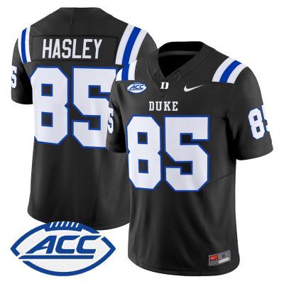 Men's Duke Blue Devils 2026 Vapor Limited Jersey - Black / Jeremiah Hasley