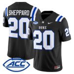 Men's Duke Blue Devils 2026 Vapor Limited Jersey - Black / Nate Sheppard