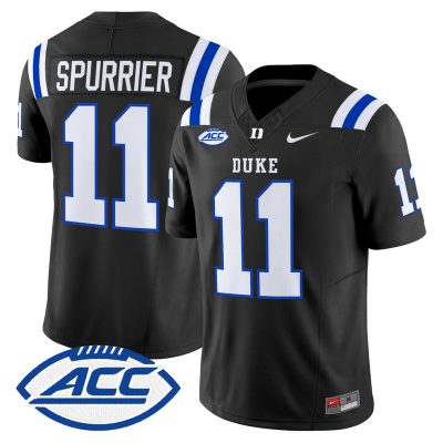 Men's Duke Blue Devils 2026 Vapor Limited Jersey - Black / Steve Spurrier