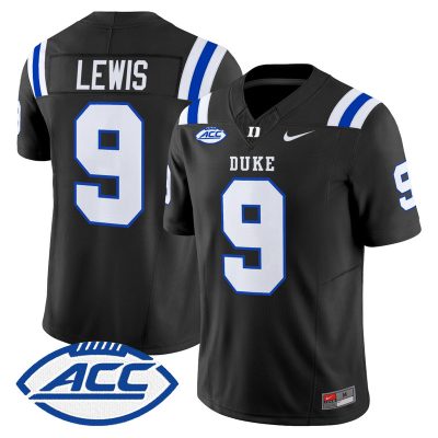 Men's Duke Blue Devils 2026 Vapor Limited Jersey - Black / Thad Lewis