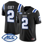Men's Duke Blue Devils 2026 Vapor Limited Jersey - Black / Walker Eget