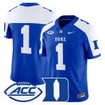 Men's Duke Blue Devils 2026 Vapor Limited Jersey - Royal Alternate / #1 Team