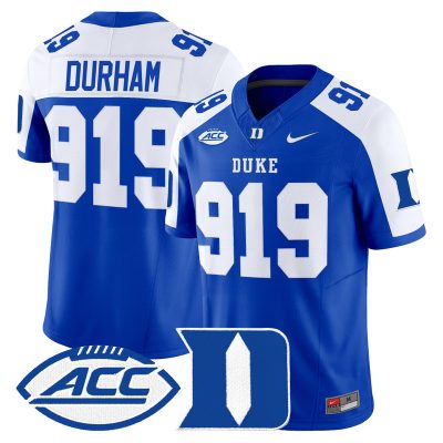 Men's Duke Blue Devils 2026 Vapor Limited Jersey - Royal Alternate / Durham 919