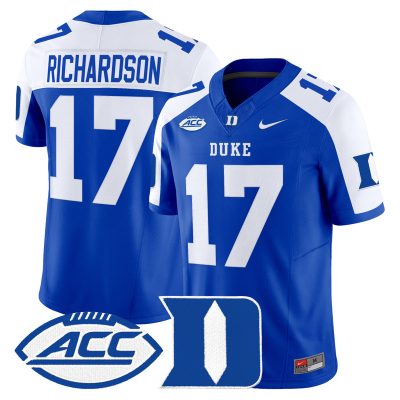 Men's Duke Blue Devils 2026 Vapor Limited Jersey - Royal Alternate / Jared Richardson