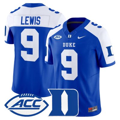 Men's Duke Blue Devils 2026 Vapor Limited Jersey - Royal Alternate / Thad Lewis
