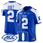 Men's Duke Blue Devils 2026 Vapor Limited Jersey - Royal Alternate / Walker Eget