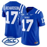 Men's Duke Blue Devils 2026 Vapor Limited Jersey - Royal / Jared Richardson