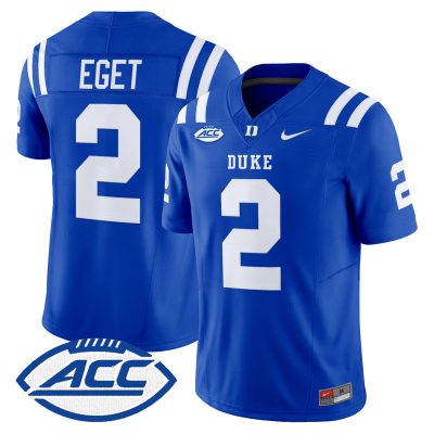 Men's Duke Blue Devils 2026 Vapor Limited Jersey - Royal / Walker Eget