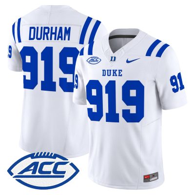 Men's Duke Blue Devils 2026 Vapor Limited Jersey - White / Durham 919