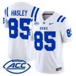 Men's Duke Blue Devils 2026 Vapor Limited Jersey - White / Jeremiah Hasley