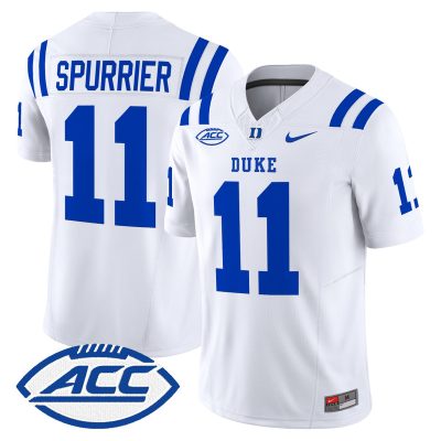 Men's Duke Blue Devils 2026 Vapor Limited Jersey - White / Steve Spurrier