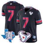 Men's Houston Texans 2026 "Rivalries" Vapor Limited Jersey - Texas Patch - Navy / C.J. Stroud