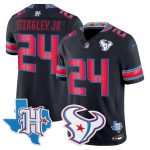 Men's Houston Texans 2026 "Rivalries" Vapor Limited Jersey - Texas Patch - Navy / Derek Stingley Jr.