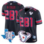 Men's Houston Texans 2026 "Rivalries" Vapor Limited Jersey - Texas Patch - Navy / H-Town 281