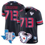 Men's Houston Texans 2026 "Rivalries" Vapor Limited Jersey - Texas Patch - Navy / Screwston 713