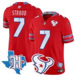 Men's Houston Texans 2026 "Rivalries" Vapor Limited Jersey - Texas Patch - Red / C.J. Stroud