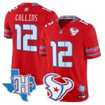 Men's Houston Texans 2026 "Rivalries" Vapor Limited Jersey - Texas Patch - Red / Nico Collins