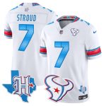 Men's Houston Texans 2026 "Rivalries" Vapor Limited Jersey - Texas Patch - White / C.J. Stroud