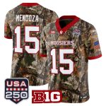 Men's Indiana Hoosiers 2026 Salute to Service Vapor Limited Jersey - Stitched - Camo / Fernando Mendoza