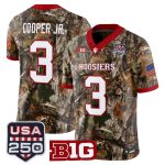 Men's Indiana Hoosiers 2026 Salute to Service Vapor Limited Jersey - Stitched - Camo / Omar Cooper Jr.