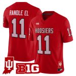 Men's Indiana Hoosiers 90s Throwback Vapor Limited Jersey - Indiana State Patch - Red / Randle El