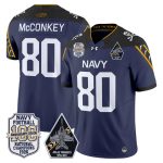 Men's Navy Midshipmen 'Jolly Rogers Edition' Vapor Limited Jersey - 100th Anniversary Patch - Navy / Phil McConkey