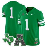 Men's North Texas Mean Green 2026 Vapor Limited Jersey - Green / #1 Team