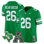 Men's North Texas Mean Green 2026 Vapor Limited Jersey - Green / #26 Mean Green
