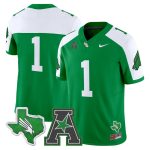 Men's North Texas Mean Green 2026 Vapor Limited Jersey - Green Alternate / #1 Team