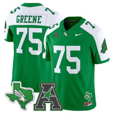 Men's North Texas Mean Green 2026 Vapor Limited Jersey - Green Alternate / Joe Greene
