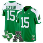 Men's North Texas Mean Green 2026 Vapor Limited Jersey - Green Alternate / Justin Benton
