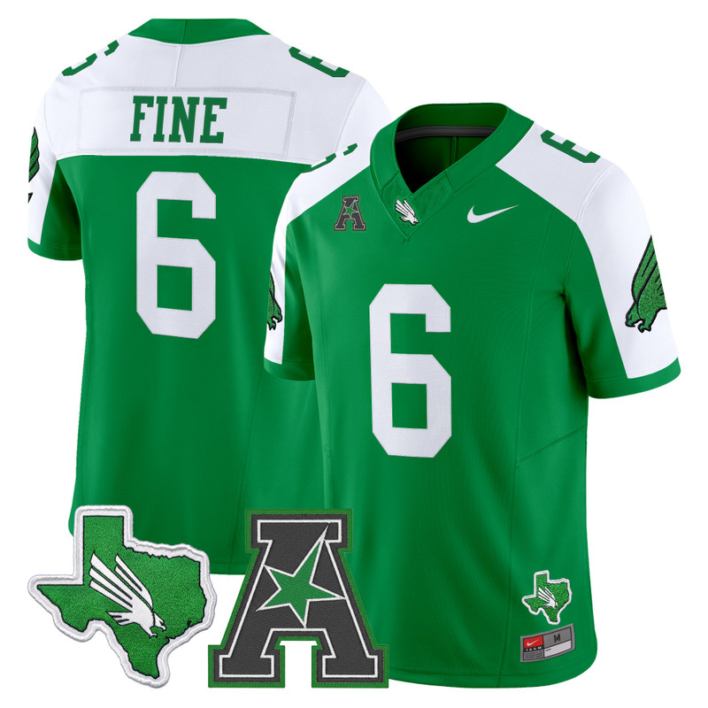 Men's North Texas Mean Green 2026 Vapor Limited Jersey - Green Alternate / Mason Fine