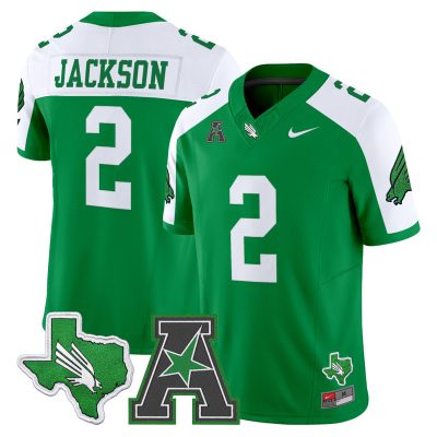 Men's North Texas Mean Green 2026 Vapor Limited Jersey - Green Alternate / Tayven Jackson