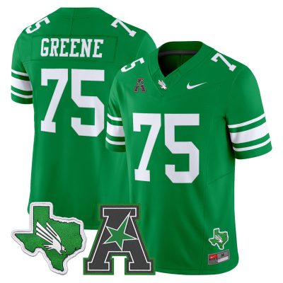 Men's North Texas Mean Green 2026 Vapor Limited Jersey - Green / Joe Greene