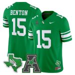 Men's North Texas Mean Green 2026 Vapor Limited Jersey - Green / Justin Benton