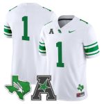 Men's North Texas Mean Green 2026 Vapor Limited Jersey - White / #1 Team