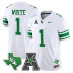 Men's North Texas Mean Green 2026 Vapor Limited Jersey - White / Jahiem White